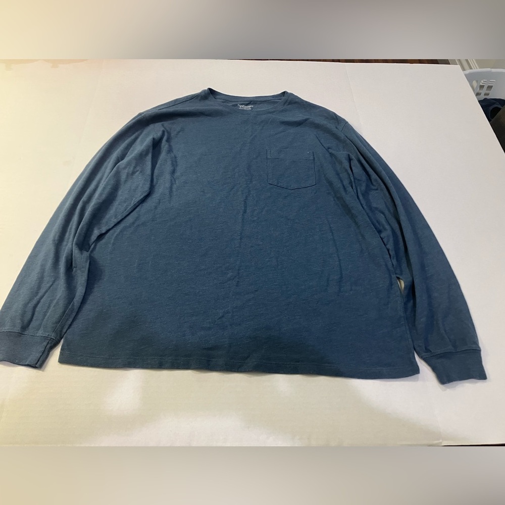 Roundtree & Yorke Men’s  Turquoise Medium size long sleeve T-Shirt